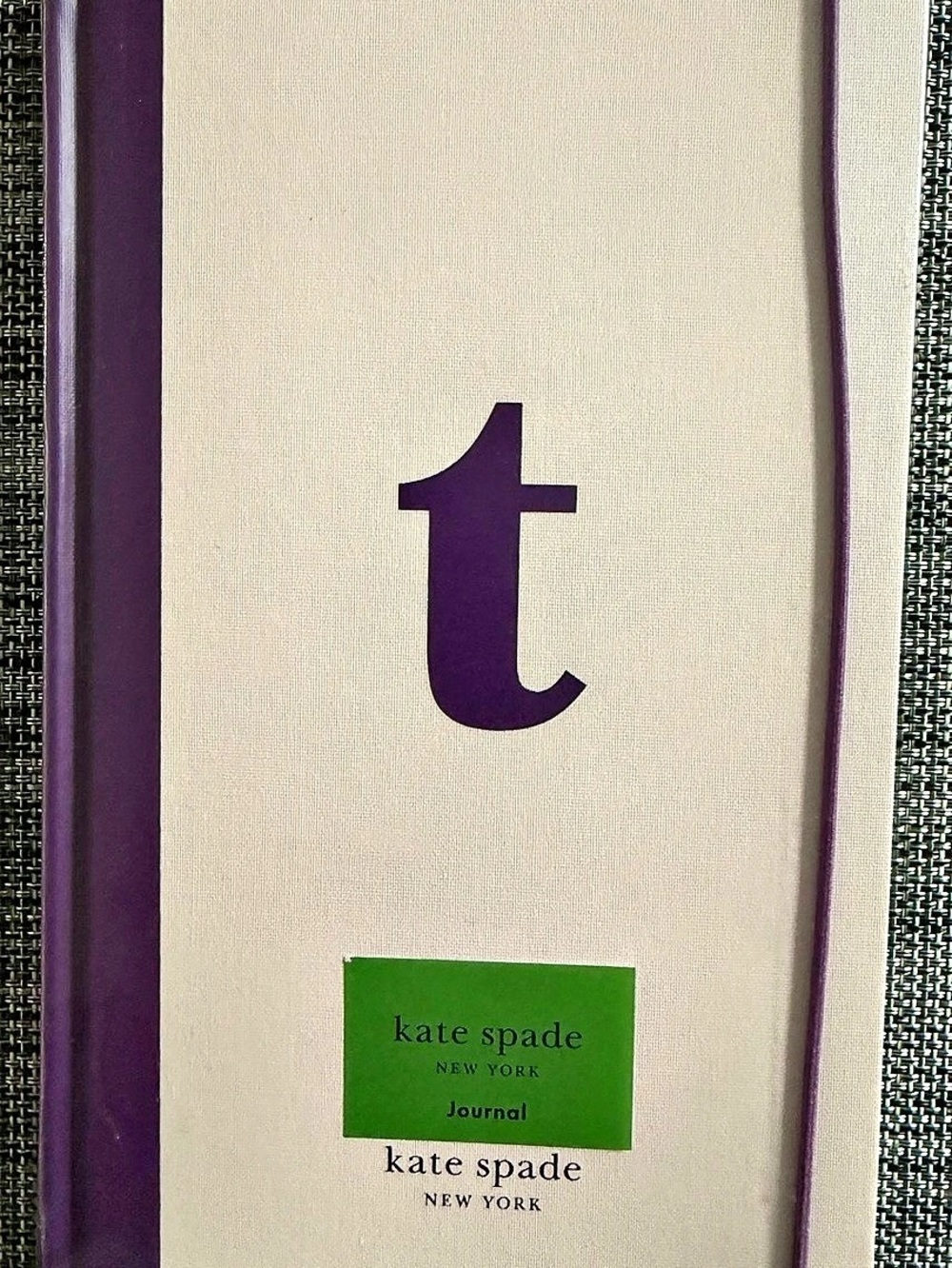 kate spade Bookcloth Journal Pink & Purple NWT
